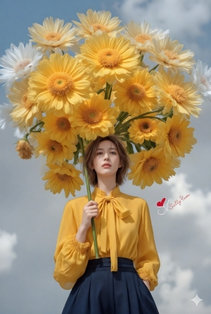 해바라기와 그녀