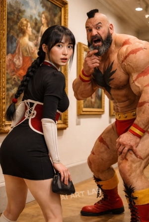 야~ 장기에프, 니 여친이야?