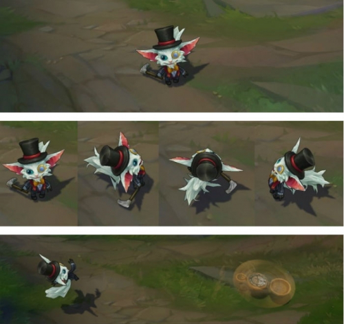 리그오브레전드 신규 스킨 신사 나르 미리보기, 부메랑 대신 시계가? : 헝그리앱 모바일 게임뉴스