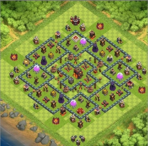 10홀 배치 전략입니다. : 클래시오브클랜(Clash of Clans) 헝그리앱 모바일 10홀 배치 전략입니다. : 클래시오브클랜(Clash Of Clans) 헝그리앱 모바일