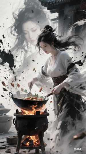 정말 요란한 요리사
