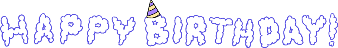 HAPPY BIRTHDAY!