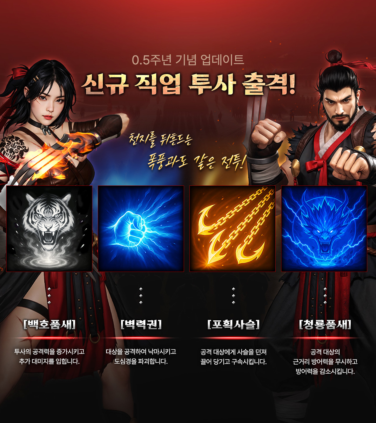 신규 직업 투사 출격